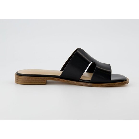 CUSHIONAIRE Voyage slide sandal Memory Foam Black Shoes Sz. 8M - Picture 11 of 11